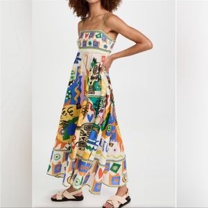 Soleil Summers Full Skirt Luxury SunDress In 100% Cotton